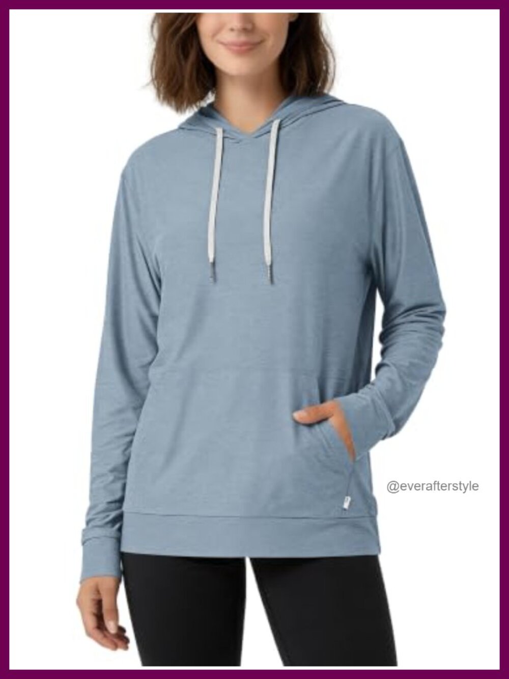 Oversized Hoodie Ultra Soft Pullover UPF 50+ Kangaroo Pocket